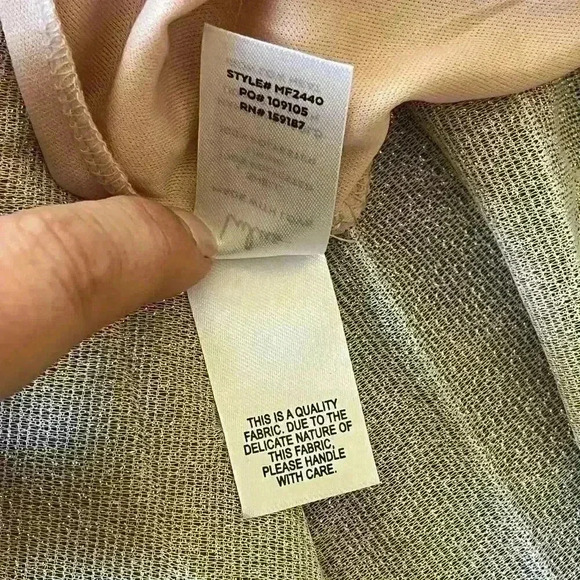 Lulus Sparkly Blush Pink Pleated Maxi Dress Formal Evening Gown Size L - Picture 12 of 16